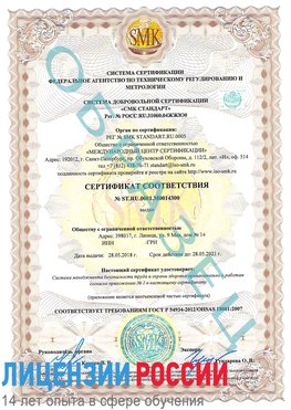 Образец сертификата соответствия Серов Сертификат OHSAS 18001